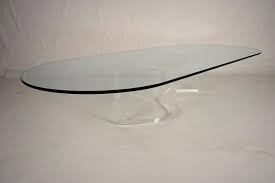 640 x 332 jpeg 40 кб. Vintage Glass Coffee Table With Lucite S Shape Base At 1stdibs