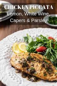 Lemon Chicken Piccata Easy Healthy Recipe Lemon Chicken Piccata Recipes Chicken Piccata