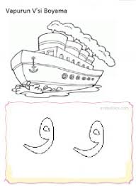 Arapca Vav Harfi Boyama Boyama Sayfalari Egitim Harf