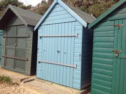 Looking Good Wearing Hudson Bay By Sadolin Superdec Paints Painted Garden Sheds Colorful Garden Shed