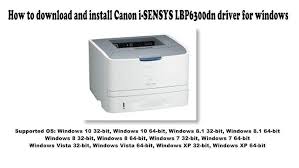 Canon mf3010 printer driver download canon mf3010 is a multi function laserjet printer for home and business use. How To Download And Install Canon I Sensys Lbp6300dn Driver Windows 10 8 1 8 7 Vista Xp Youtube