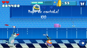 «огги и гигантские тараканы» «( oggy et les cafards géants )». Oggy Game 2