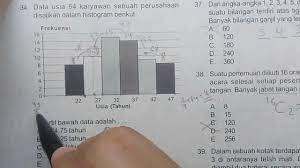 Arkan memiliki jumlah huruf sama dengan 5 dengan 2 huruf yang sama, yaitu huruf a. Prediksi Ujian Nasional Matematika 12ips 2017 No 34 Kuartil Bawah Youtube