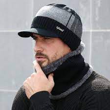 I Found This Amazing Men Skullies Beanie Hat Winter Cap Wool Scarf Caps Set Bonnet Knitted Hat With Us 11 Winter Hats For Men Hats For Men Mens Winter Beanies