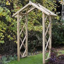 Your one stop shopping website that ships custom products right to your home. Forest Garden Rose Arch Trellice Side Panels Rustic Half Log Timber