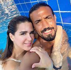 شيماء صابر وقبلة على الشفاه مع اللاعب رامي صبري فيديو