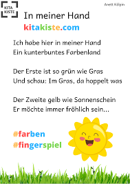Was ist bei fingerspielen zu beachten? In My Hand Fingerspiel Lied Fingerspiel Hand Lied Fingerspiele Projekt Farben Kindergarten Gedichte Fur Kinder