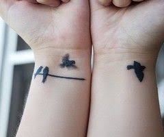 Tiny Birds On A Wire Tattoo Ink Love This Idea Bird Wire Tattoo Wrist Bird Tattoo Wrist Tattoos Small Bird Tattoos