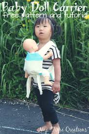 My ellaroo mei tai was my favorite carrier and i wanted to do something similar. Doll Carrier Free Pattern And Tutrorial