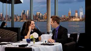 Weehawken Waterfront Seafood Restaurant Dining With A Ny