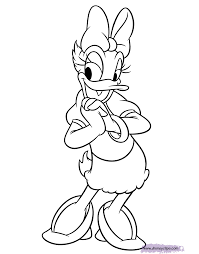 Hundreds of free spring coloring pages that will keep children busy for hours. Daisy Duck Coloring Page Daisy Duck Coloring Pages Mickey Mouse Quilt
