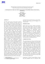 Maybe you would like to learn more about one of these? Pdf Constraints On The Tectonic Evolution Of The Bird S Head West Papua Indonesia