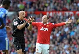 Rio ferdinand protests to referee howard webb as cristiano ronaldo of manchester united is sent off during the barclays premier league match between manchester city and manchester united at the city of manchester stadium on. Fa Charge Manchester United Boss Sir Alex Ferguson For Praising Referee Howard Webb Daily Mail Online
