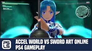 Sword art online para ps4, ds ira viver aventuras para resgatar. Accel World Vs Sword Art Online Ps4 Gameplay Youtube