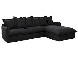 Canape D Angle Droit Convertible 6 Places Barcelone En Lin Lave Gris Anthracite Canape Maisons Du Monde Iziva Com Canape Maison Du Monde Canape Angle Maison Du Monde