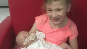 Girl, 6, saves baby brother's life by donating bone marrow from her hip