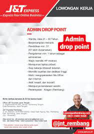 Loker palembang terbaru pt.komindo jaya abadi oktober 2020. Lowongan Kerja Admin Drop Point J T Kragan Rembang Lowongan Rembang