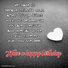 I wish you have the brightest and most colorful celebration of your. View Birthday Wishes For Ex Girlfriend Png Ammirasoi
