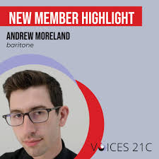 NEW SINGER ALERT! We're happy to welcome Andrew Moreland to our bass  section as we prepare for our residency in Puebla and Ciudad de Mexico this  summer! Read more about Andrew below