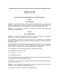 Esta mañana la oficina de normalización previsional (onp) anunció el adelanto del pago de las pensiones para el mes de abril para aquellos pensionistas acogidos en el decreto ley 19990 que. Decreto Ley 19990 Pension Jubilacion