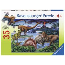 Ravensburger's jigsaw puzzles are available in many pictures, including world maps, animals, and everything in between. Ravensburger Puzzle Dinosaur Playground Officeworks