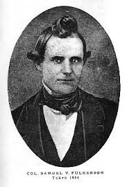 1855: Samuel Vance Fulkerson to Catherine Elizabeth Fulkerson