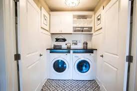 A great small laundry room idea is to pack all your storage on the wall above you washing machine so you don't take up any of the limited floor space. Basement Laundry Room Ideas Design Guide Designing Idea