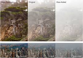 One way to very quickly get that haze in lightroom photoshop version here. Dehaze Comes To Adobe Photoshop And Lightroom Petapixel