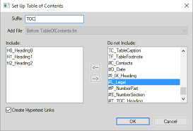 Using these, you can set up a uniform design for your presentation. Generate A Table Of Contents Or List For A Single Document