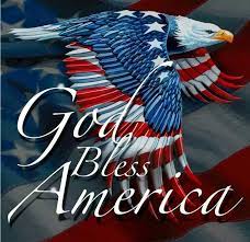 America God Bless America I Love America American Flag