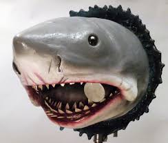 Large Bruce The Shark Jaws Wall Hanging Bust Prop Etsy Shark Jaws Shark Decor Shark
