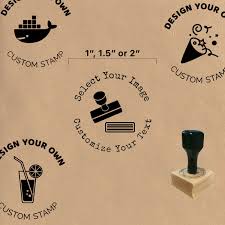 1 1 5 Or 2 Custom Wood Stamp Mounted On Etsy Custom Rubber Stamps Packaging Stamps Personalized Stamps