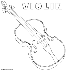 They are all free to print, and the kids will love coloring them in. Violin Coloring Page Bee Coloring
