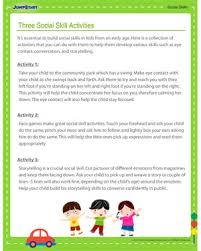 A wonderful toddler or preschool counting luckily the answer is yes! Three Social Skill Activities Assorted Social Skill Activities For Kids Jumpstart