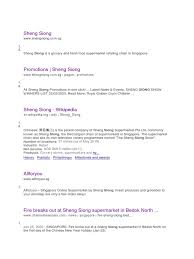 The company, through its subsidiaries, is engaged in the supermarket operations, and trading of general and wholesale. Sheng Siong