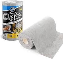 The Rag Company - Rip N' Rag Multi-Purpose Reusable Microfiber Towels for  Home, Office, Garage, RV and More - 30 Count Roll - Premium 70/30 Blend -  ...