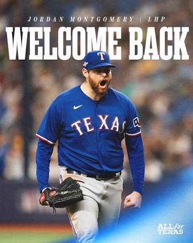We've signed LHP Jordan Montgomery to a one-year contract. Welcome back,  Monty!
