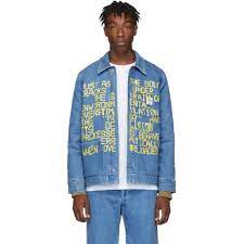A P C Indigo Brain Dead Edition Denim Imhotep Jacket A P C