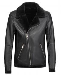 Blouson bombardier homme pas cher. Perfecto Noir Aspect Cuir Pour Homme Pas Cher