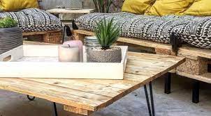 table basse en palette et pied epingle etsy table basse palette salon en palettes salon de jardin palettes