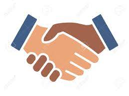Ribbons sketch set vector illustration. Black And White Handshake Or Shaking Hands In Unity And Peace Royalty Free Cliparts Vectors And Stock Illustration Image 104522089