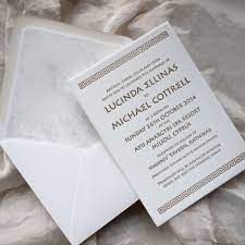 Greek Themed Wedding Invitations Letterpress Gold White Marble Greekwedding Themed Wedding Invitations Letterpress Wedding Invitations Greek Party Theme