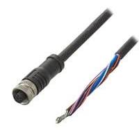 M12 power supply cable 5 m, PVC, strand wire, 8-core - OP ...