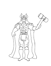Amzn.to/2zxei1y linc colour ball point pens : Thor Coloring Pages Coloringnori Coloring Pages For Kids