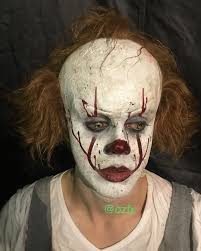 More Halloween treats…. From Chapter 1. Pennywise when the kids are kicking  the shit outta him. Poor clown looks broken and sad. #pennywise #it  #itchapter1 #itmovie #itmovie2017 #billskarsgard #mua #makeup #makeupartist  #specialfxmakeup #