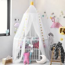 Nothing adds a sense of romance to a master bedroom quite like canopy bed curtains. Grey Mosquito Net Canopy The Children Bed Curtain Dome Princess Bed Tent Children Play Tent Children Room Decoration Lotus Leaf Lace Baby Products Bedding