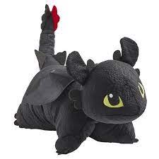 Pillow Pets Nbcuniversal How To Train Your Dragon Toothless 16 Stuffed Animal Plush Toy Walmart Com Animal Pillows Animal Plush Toys Fuzzy Pillows