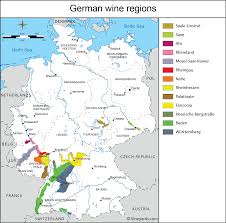 Physical map of germany showing major cities, terrain, national parks, rivers, and surrounding countries with international borders and outline maps. Germany Map Of Vineyards Wine Regions