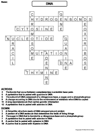 Maybe you would like to learn more about one of these? Dna Crossword Puzzle Teaching Resources