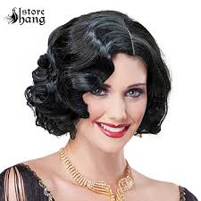 See more ideas about 1920s hair, hair tutorial, vintage hairstyles. Adult Ladies 1920s Vintage Short Curly Flapper Girl Headwear Wavy Hair Cosplay Womens Halloween Fancy Dress Costume Accessories Buy At The Price Of 23 39 In Aliexpress Com Imall Com